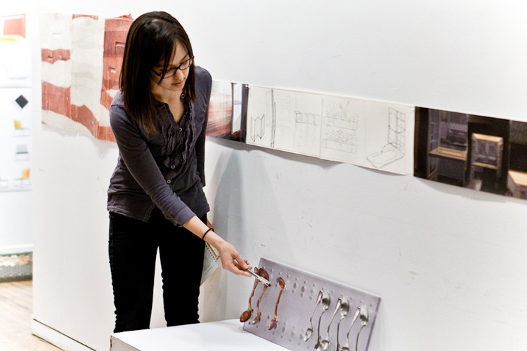Aiko Nishioka during the thesis review