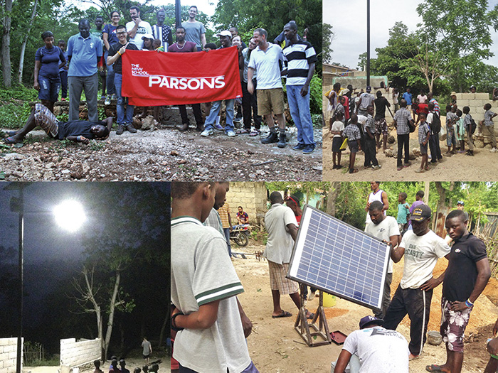 Parsons students bring quality illumination to light-deprived Haitian community