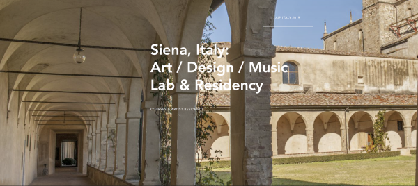 Siena, Italy: Art/Design/Music Lab & Residency