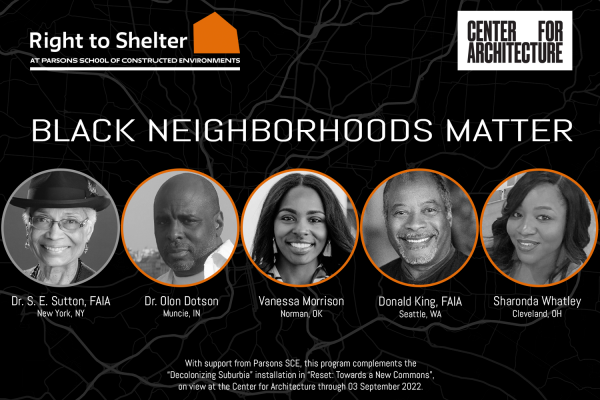 SCE Online Public Program: Black Neighborhoods Matter